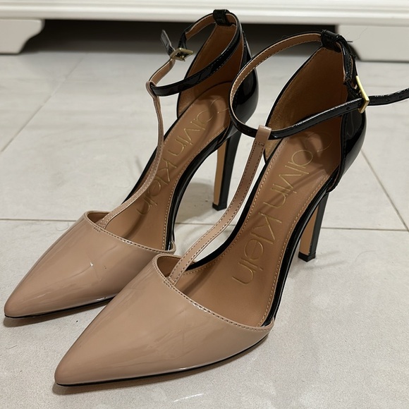 Half Nude Half Black Calvin Klein Pumps - Picture 3 of 7